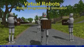 Virtual Robots - Robot programming simulator, second example