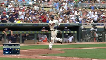 MIL@MIN: Mauer ties it with RBI single in 6th