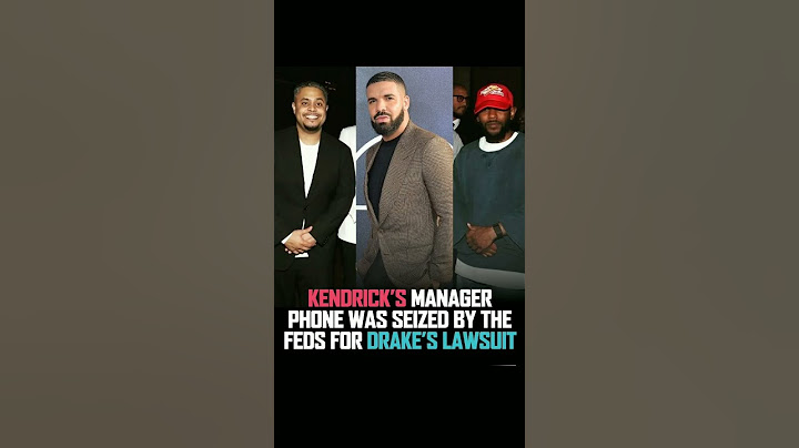 KENDRICK’S MANAGER PHONE SEIZED?!  Drake Lawsuit Gets FEDERAL...#shorts