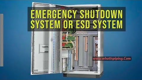 Emergency shutdown system ESD in the ship.  #marineengineering