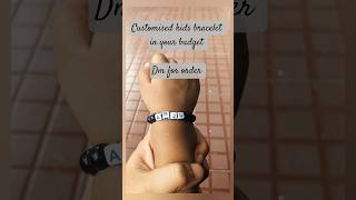 @n2_Arts Personalized Kids Name Bracelet| #diy #handmade #art #youtubeshorts #shorts #trending