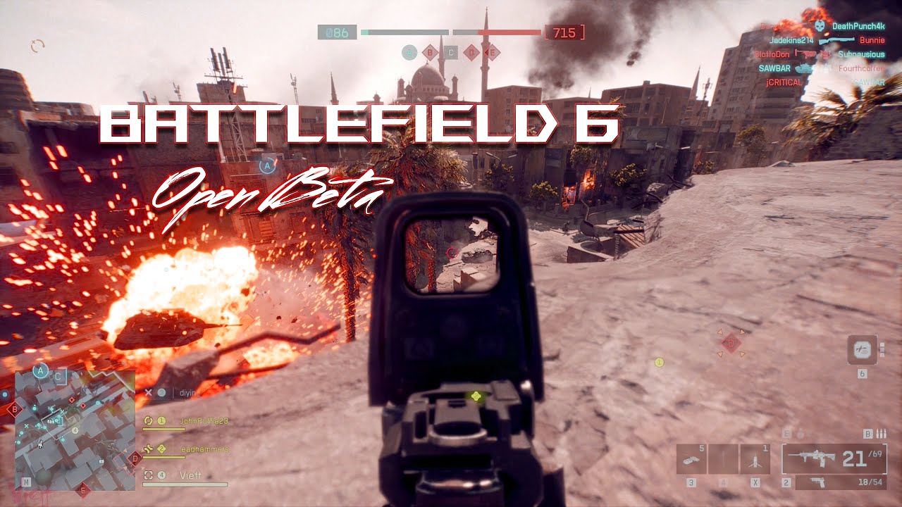 Battlefield 6 Beta - parkour route on Cairo map