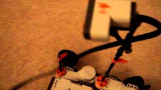 Lego NXT car that finds its way in the house.