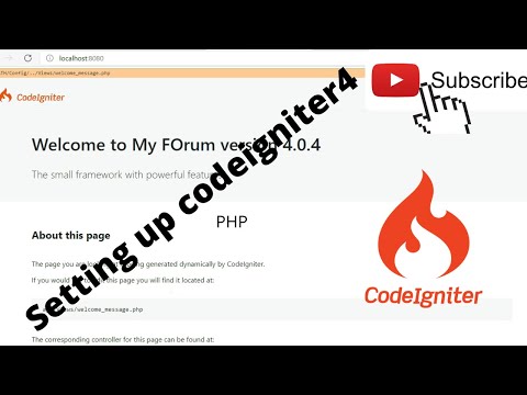 How to build a social media with PHP(Codeigniter4) - Setting up Codeigniter4!