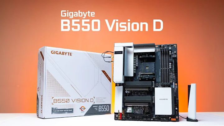 GIGABYTE B550 Vision D 마더보드 리뷰!