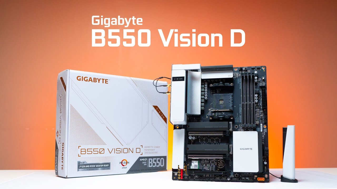 Gigabyte B550 Vision D Review  AMD Affordable Workstation PCIe 4.0 Board 