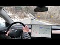 Tesla FSD Beta vs Mountain Canyon Road Pt 1