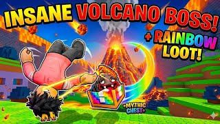 Volcano admin abuse in kick a Lucky block 😱 | Roblox #roblox #hindi