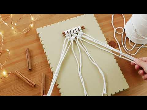 Tutorial Macrame Safety Pin Brooch 