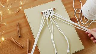 Macrame Christmas Ornament | Easy Tutorial for Beginners