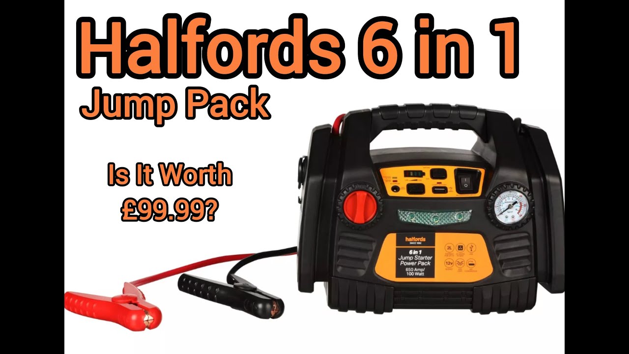 Обзор стартового набора Halfords 6-in-1 Jump Pack. У меня с ним возникли некоторые проблемы.