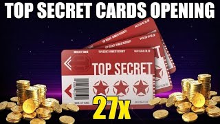 OPENING 27 TOP SECRET KEY CARDS #1 World of Tanks Console (by Vampirix2022)