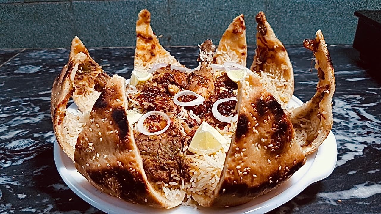 Parda Biryani without oven | Ouzi Rice | Potli Biryani in Arabic Style ...