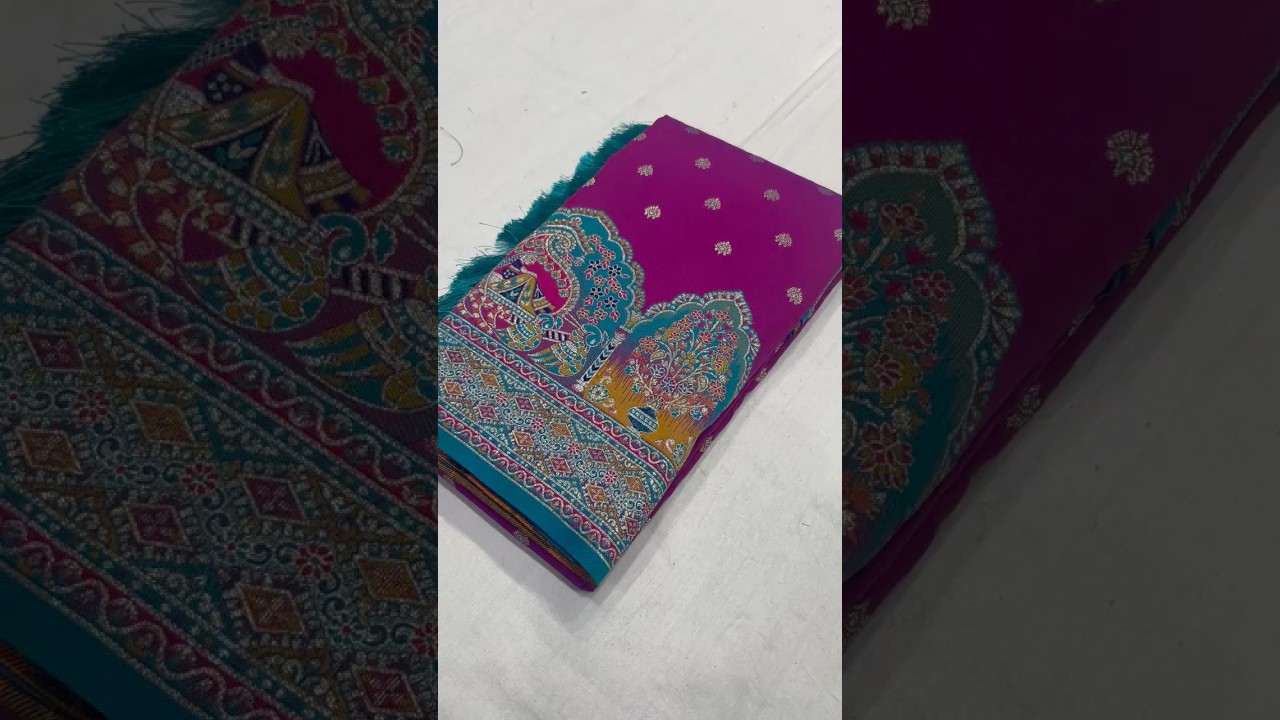 Pashmina Darbari Silk Traditional Artistry Saree