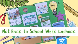 Not Back to School Week Lapbook for Home Educators