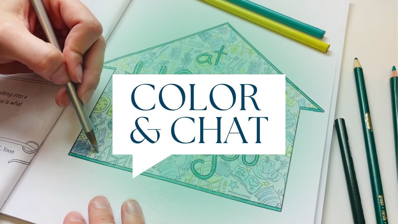 At Home With You: finally time for another relaxing mindfulness affirmation chat | COLOR WITH ME 7