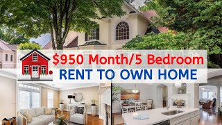 🏠 $950 Month | 5 Bedroom House for Rent to Own Homes | Bad Credit | No Down Required
