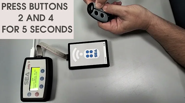 How to serialize the remote controls SEA series COCCINELLA UNI COPY