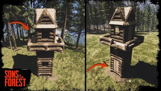 Building a Watchtower - Sons Of The Forest Building