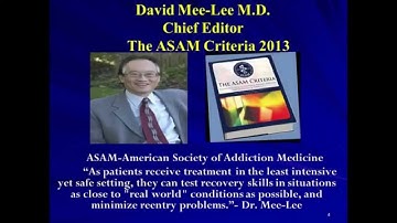 The ASAM Criteria Training Video