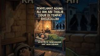Kisah Pengorbanan Ali bin Abi Thalib: Menempati Tempat Tidur Rasulullah SAW #alibinabuthalib
