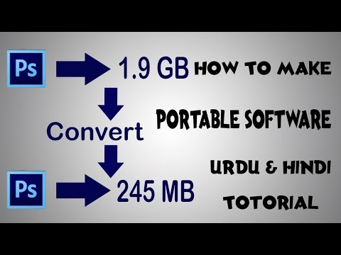 Cara Mengkonversi Jendela Software Ke Portabel exe Urdu Dan Hindi Tutorial