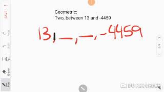 How to find missing numbers in Arithmetic and Geometric Sequences