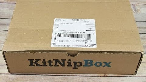 KitNipBox January 2018 Review/Unboxing + Coupon #KITNIPBOX