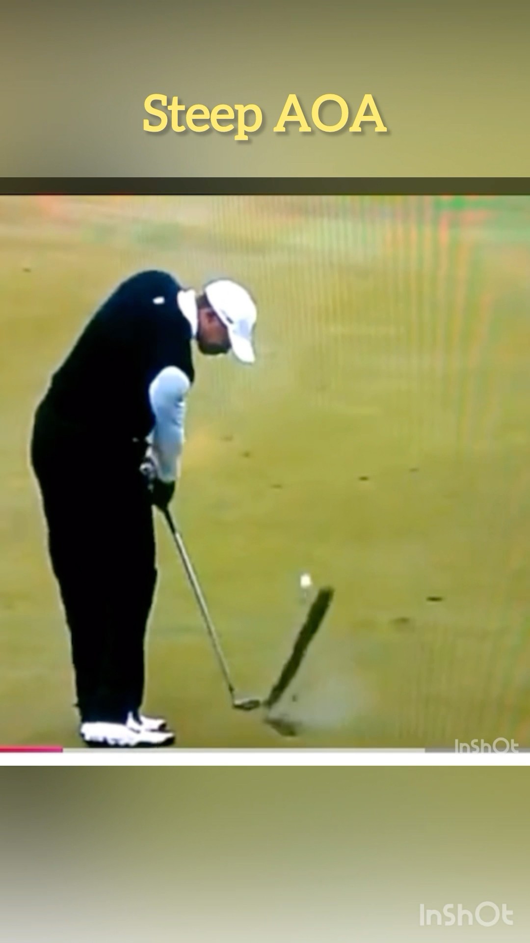 My students are not steep enough at impact and everyone is trying to get shallow! #golf #golftips