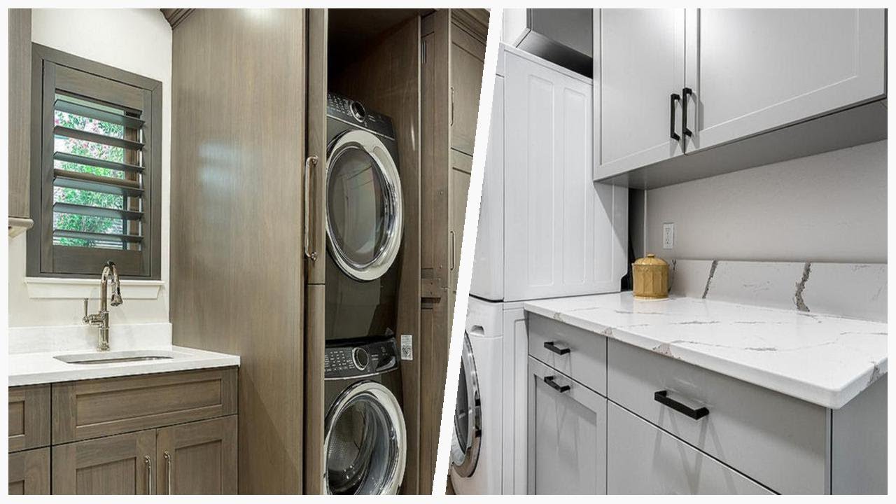 Stylish Laundry Room Makeover with Matchstick & Quartz | Designer ...