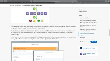 Improve Data Quality in Salesforce Trailhead Challenge | Everyday Living