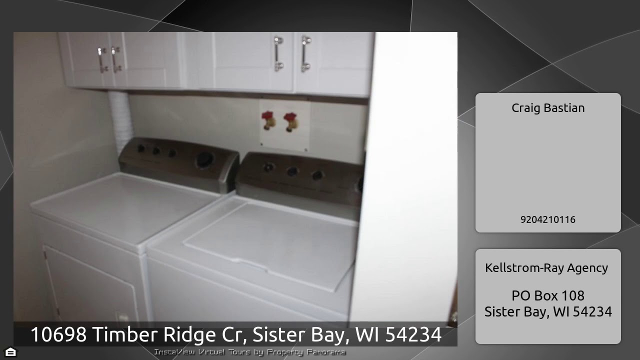 10698 Timber Ridge Cr, Sister Bay, WI 54234 YouTube