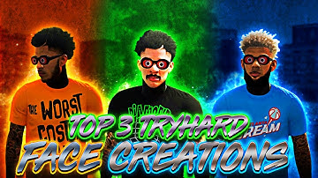 TOP 3 TRYHARD FACE CREATIONS IN NBA 2K20! HOW TO LOOK LIKE A CHEESER FAST AND EASY! LOOK GOATED!!