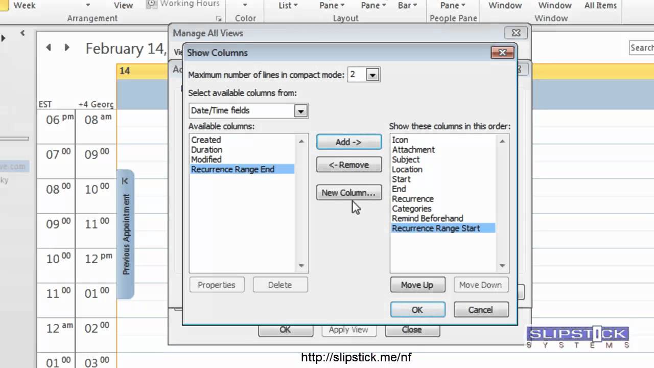 View Outlook reminder's 'remind at' time YouTube