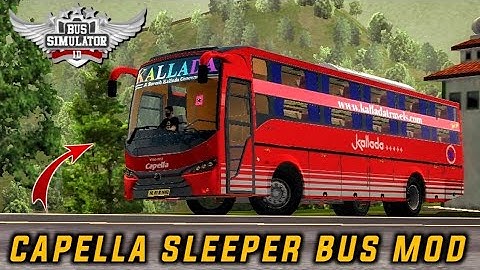 download KALLADA CAPELLA AC SLEEPER BUS MOD for bus simulator indonesia | BUSSID V3.6.1 |#bussidmods