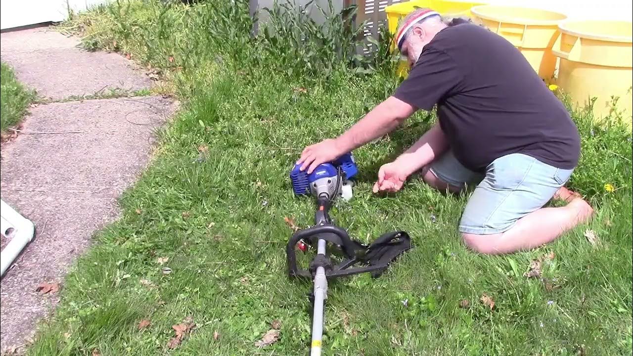 Badger WB26BCI 26cc Weedwacker First Start Of 2022 (3rd Season) YouTube