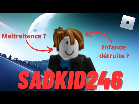 CET enfant se faisait fr*pper par son PÈRE ? | Histoire Roblox, SADKID246