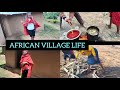 MORNING ROUTINE IN AN AFRICAN VILLAGE HOMESTEAD MAASAI TRIBE DJ QUEEN