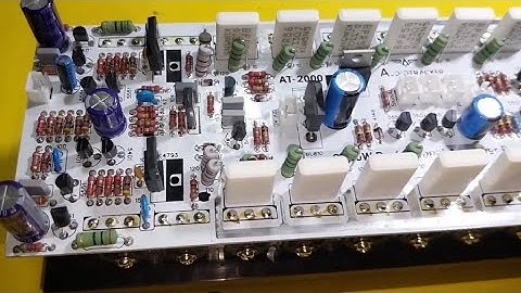 2000 watt amplifier module with all protection