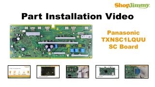 Panasonic TC-P50 TX-P50 TXNSC1LQUU SC Boards Replacement Guide for  Panasonic Plasma TV Repair