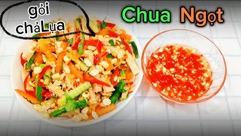 Cách Làm Gỏi Chả Lụa chua ngọt giòn ngon