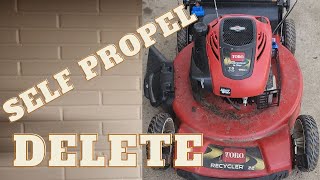 Toro Personal Pace - Self Propel Delete - Not worth fixing by Real Man Skills 433 views 2 weeks ago 14 minutes, 11 seconds