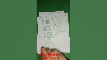 Math 10 || Venn Diagram || Exercise 5.3