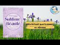 Méditations quotidiennes au féminin. SUBLIME BEAUTE. 16 juin 2026.