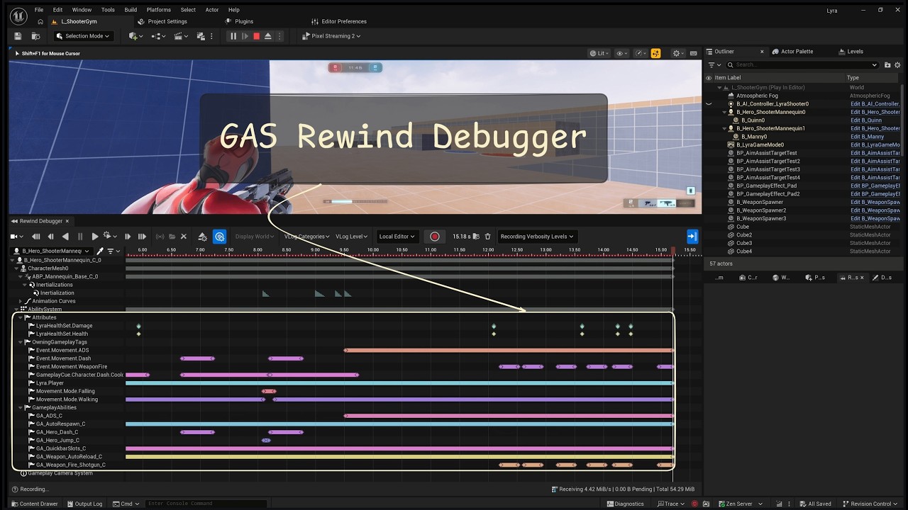 Unreal GAS Rewind Debugger Plugin - YouTube