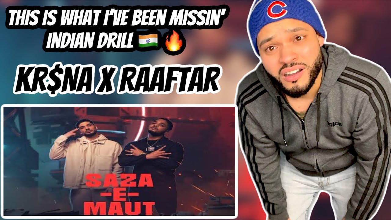 FIRST TIME REACTING to INDIAN DRILL!! 🇮🇳🔥| KR$NA Ft. RAFTAAR - Saza-E-Maut | Official Music Video