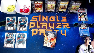 The Manhattan Project Chain Reaction  Solo Board Game Play Through Rules and Tutorial