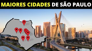 AS 20 MAIORES CIDADES DO ESTADO DE SÃO PAULO