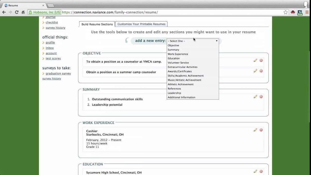 resume connection umfosoft