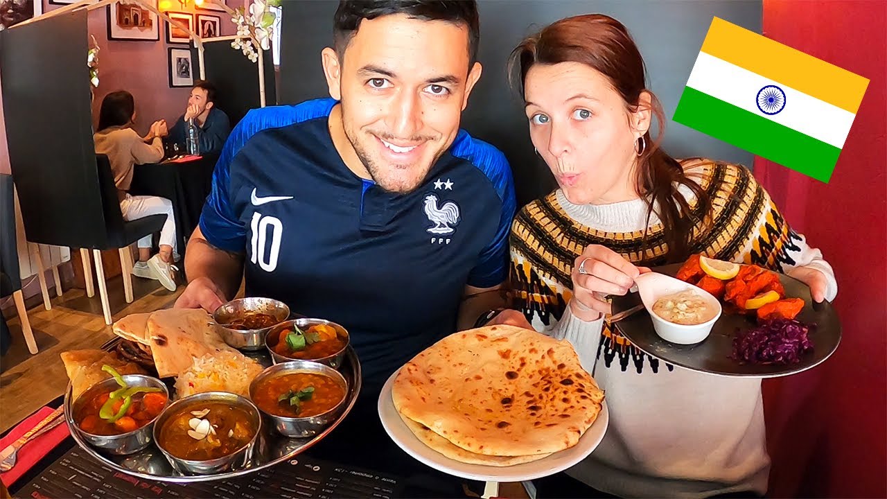 INDIAN THALI Food Vlog in France AMAZING!